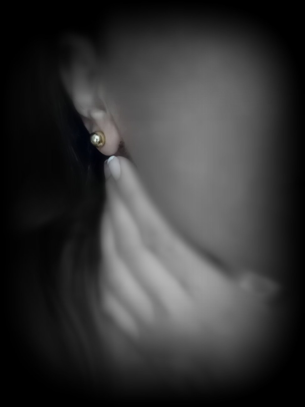 Σκουλαρίκια μπίλιες επίχρυσες 2 σε 1