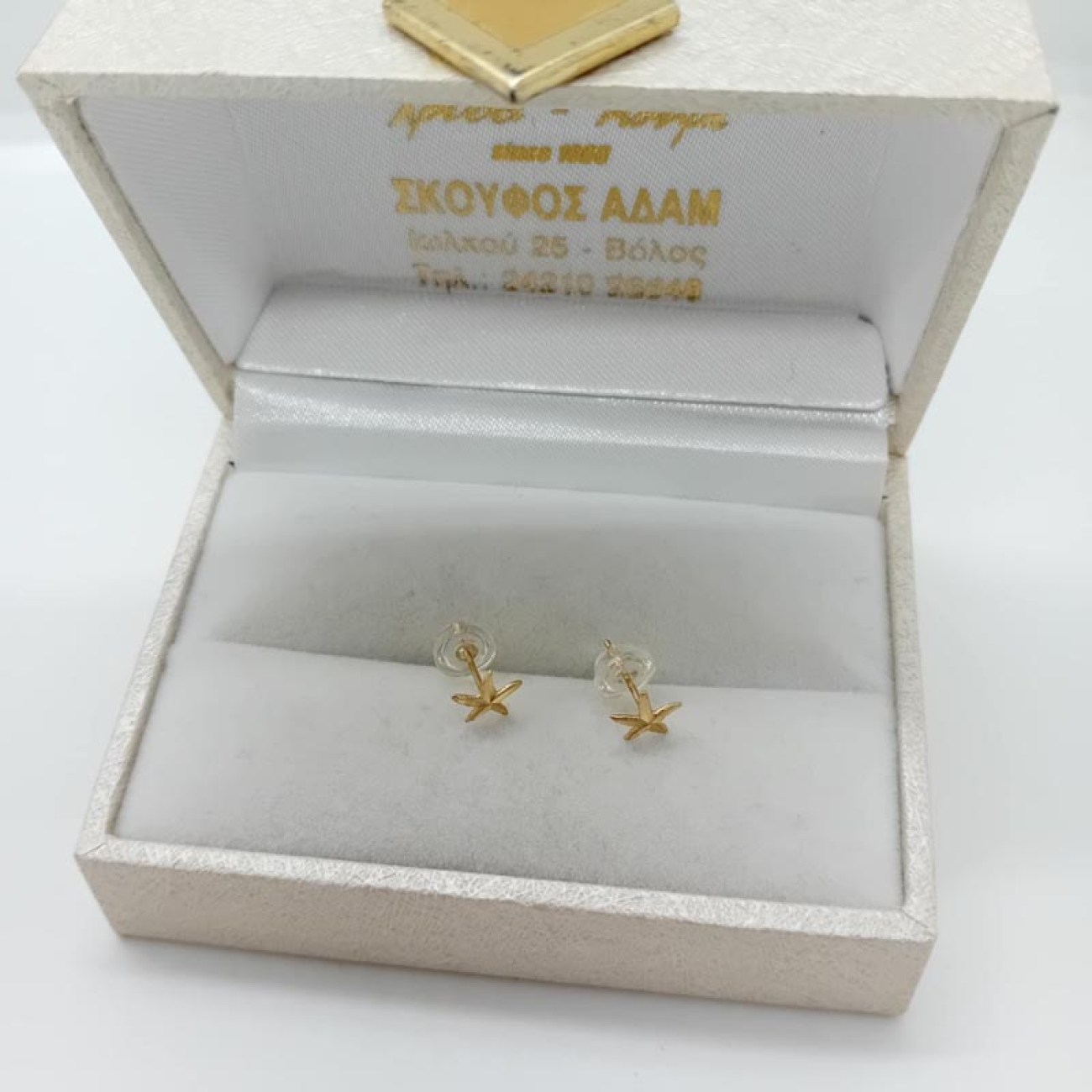 Αστερίες σκουλαρίκια ΧΡΥΣΑ 