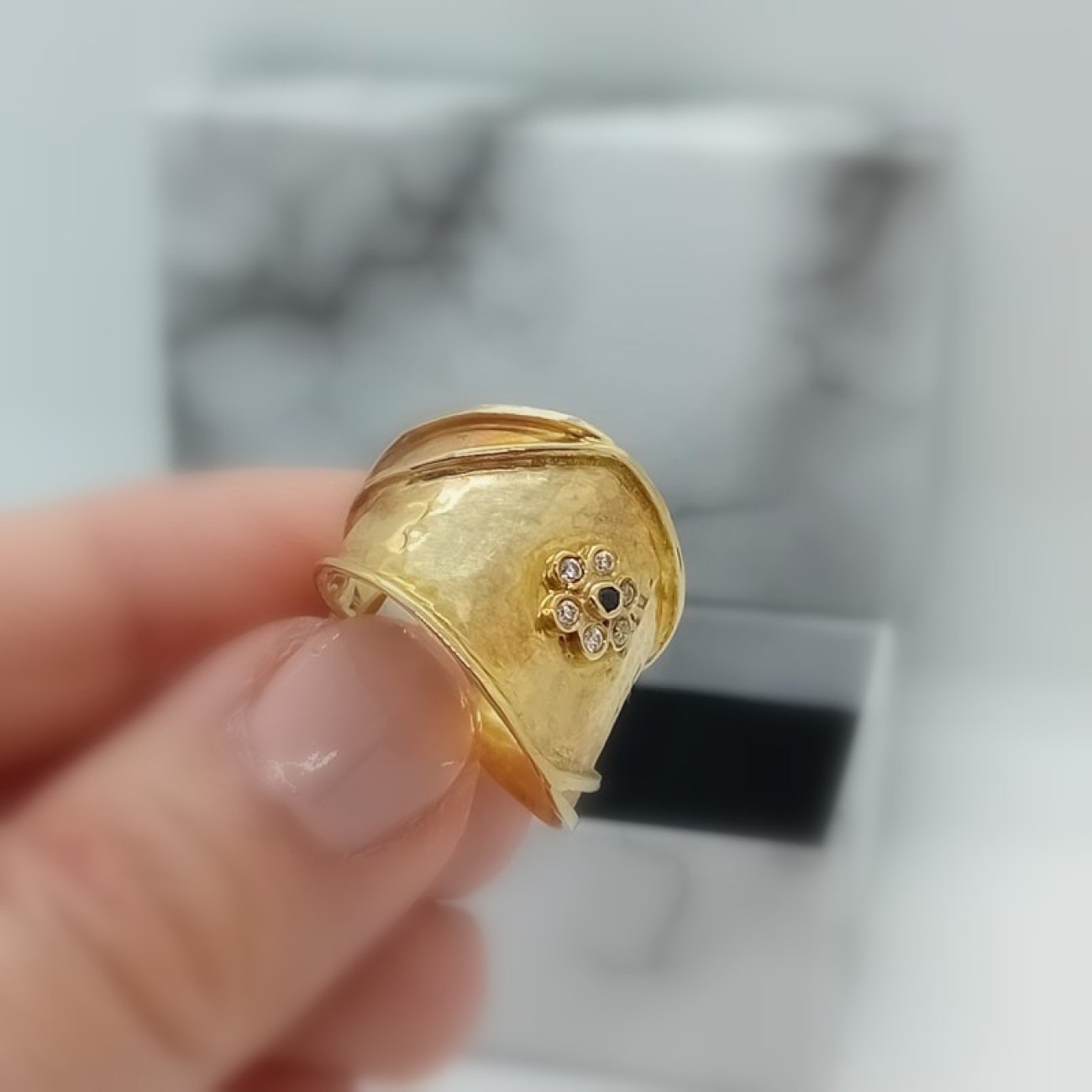 Χρυσό δαχτυλίδι Κ14 "OLYMPIAN GODDESS"