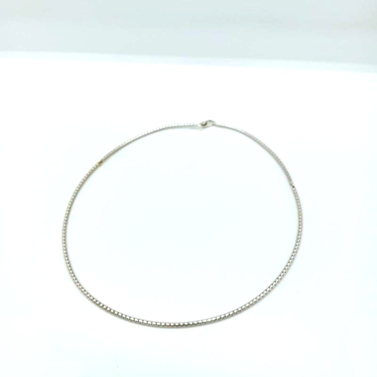 Λευκόχρυσο κολιέ "λαιμαριά 14 ΚΑΡΑΤΙΩΝ