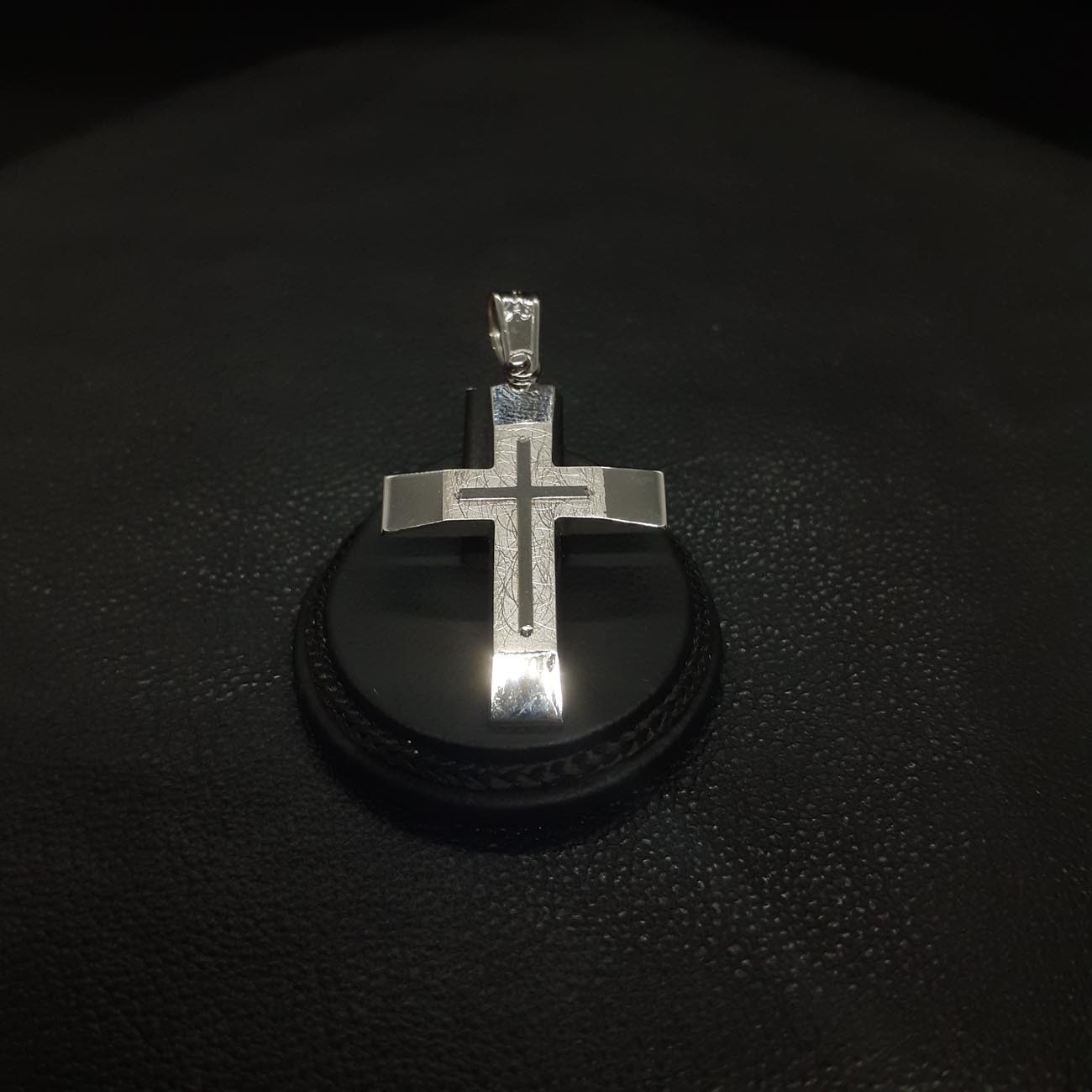 Σταυρός λευκόχρυσος