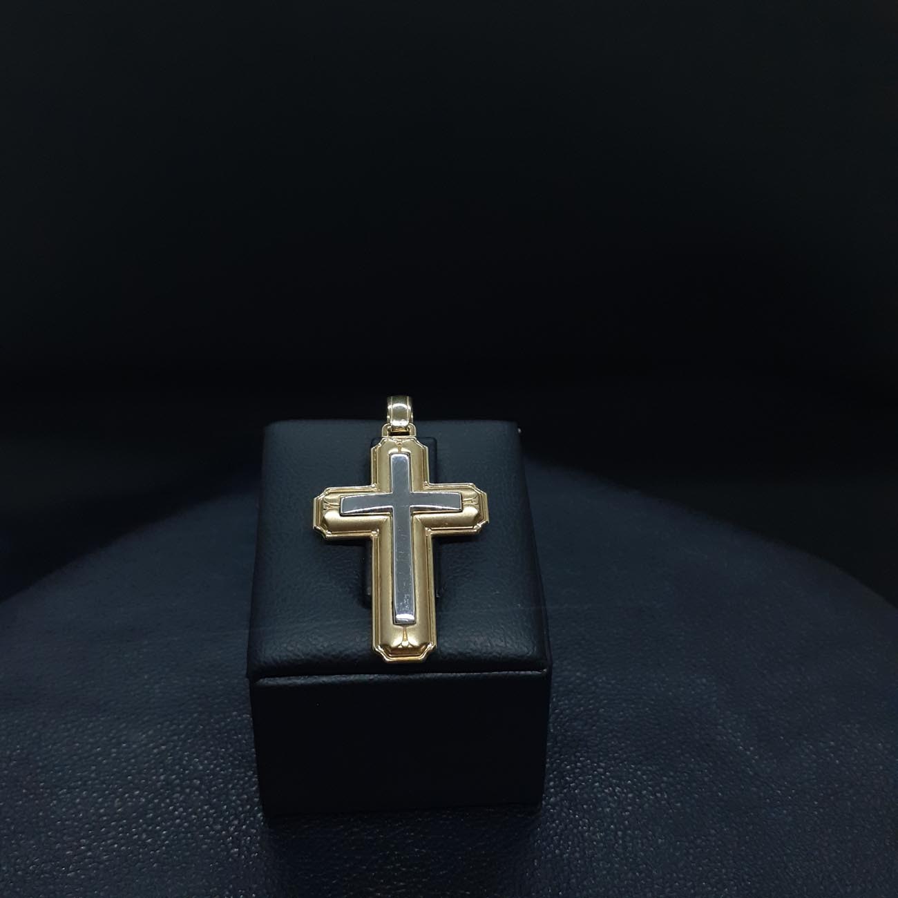 Σταυρός χρυσός-λευκόχρυσος