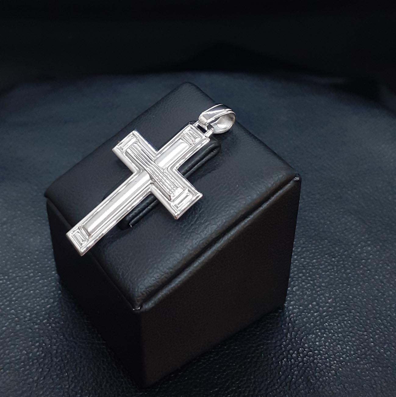 Σταυρός λευκόχρυσος Κ9