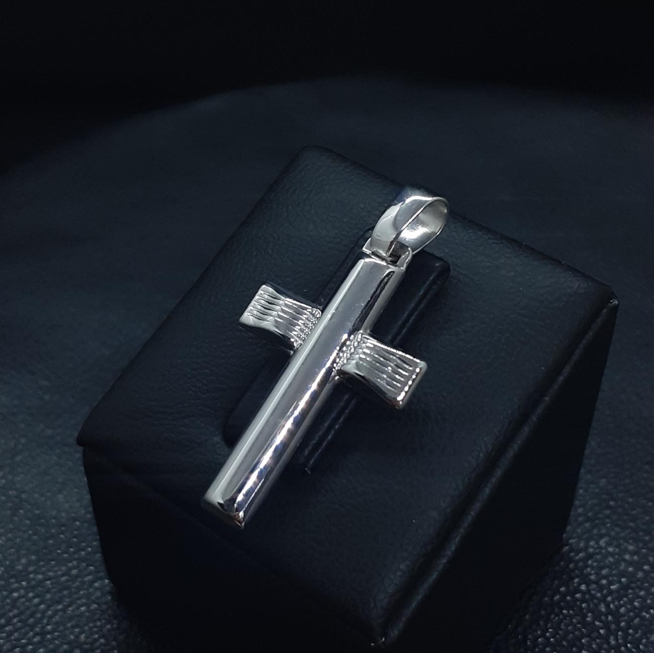 Σταυρός λευκόχρυσος Κ14