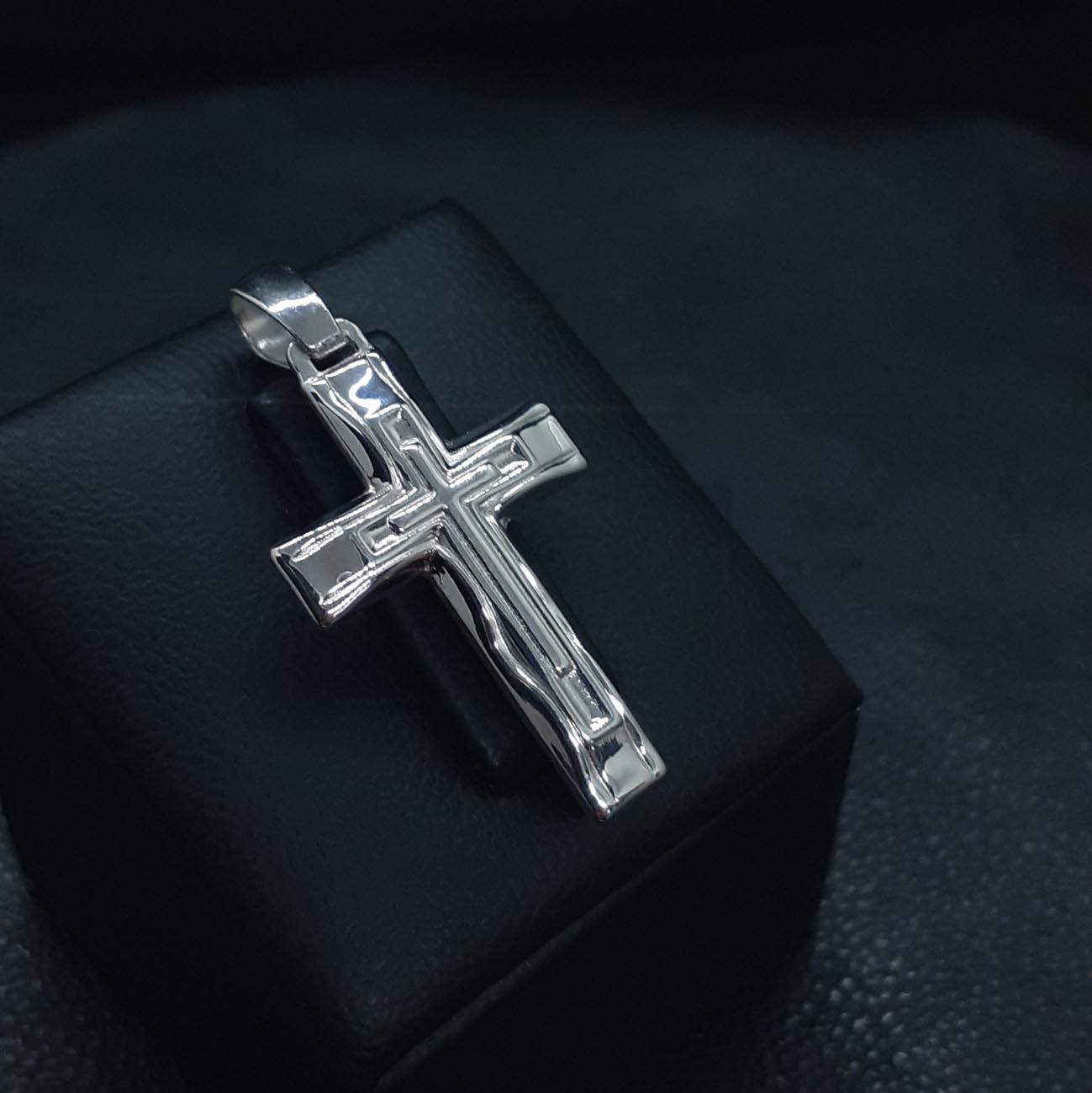 Σταυρός λευκόχρυσος Κ14