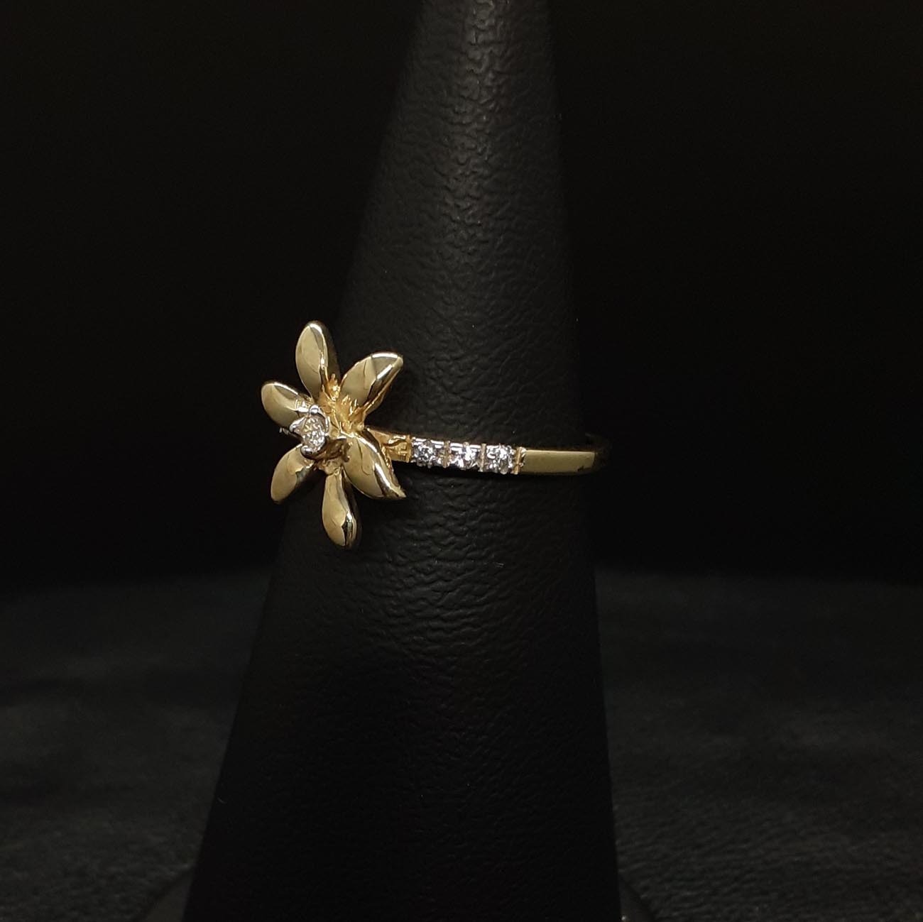 Χρυσό δαχτυλίδι Κ14 ζιργκόν