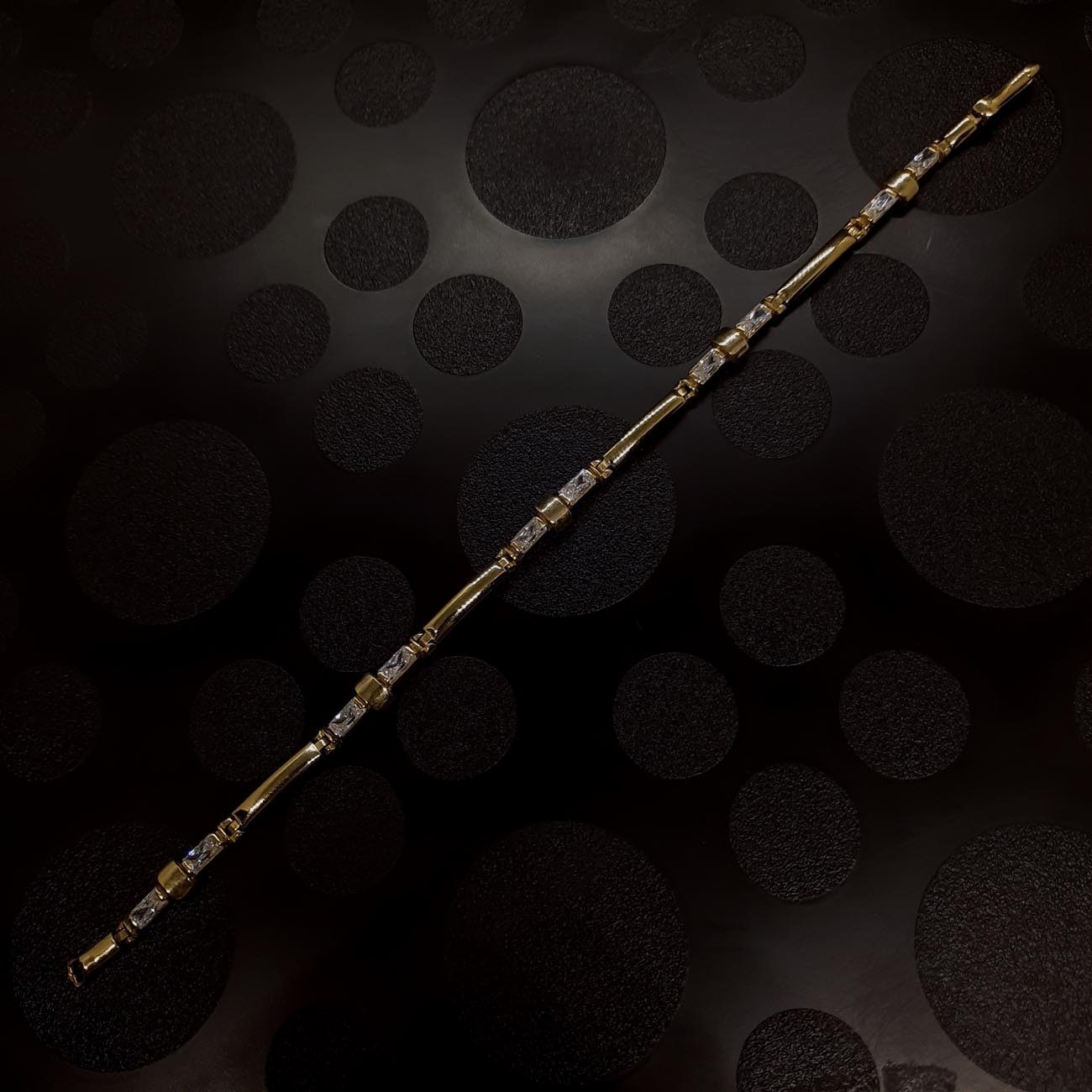 Χρυσό βραχιόλι Κ14 ζιργκόν