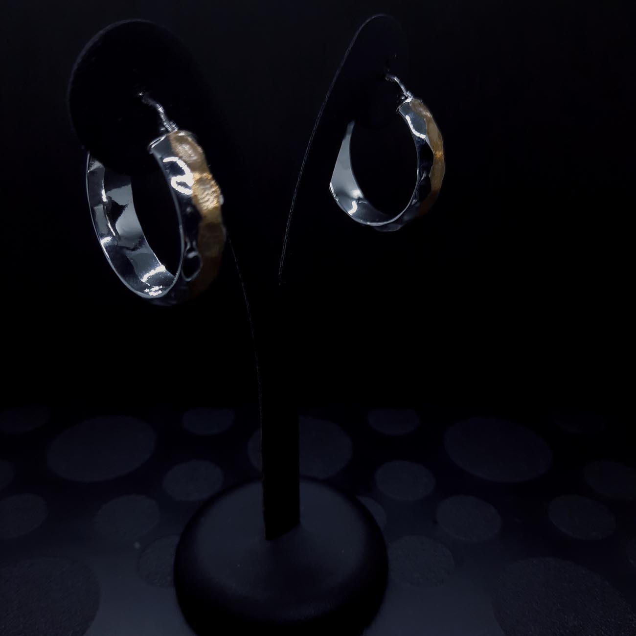 Χρυσοί-λευκόχρυσοι κρίκοι Κ14