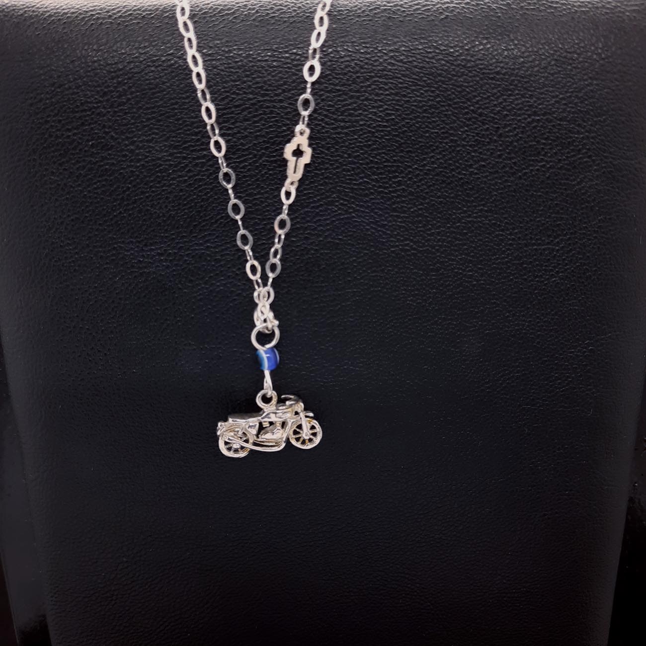 Ασημένιο γούρι μοτοσυκλέτας