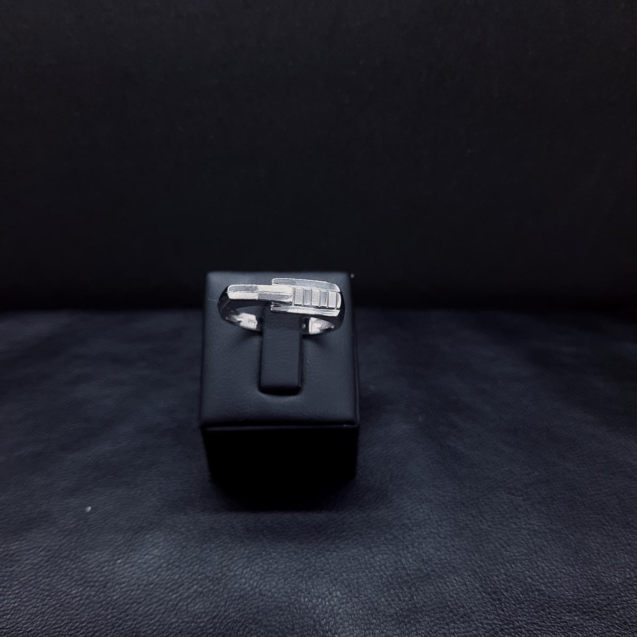 Λευκόχρυσο δαχτυλίδι Κ14 