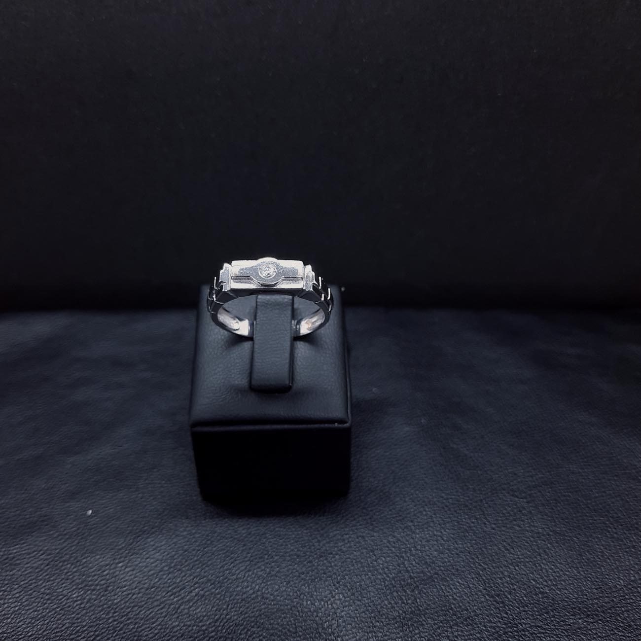 Λευκόχρυσο δαχτυλίδι K14