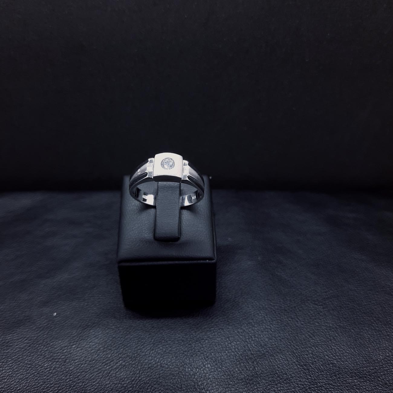 Λευκόχρυσο δαχτυλίδι Κ14 