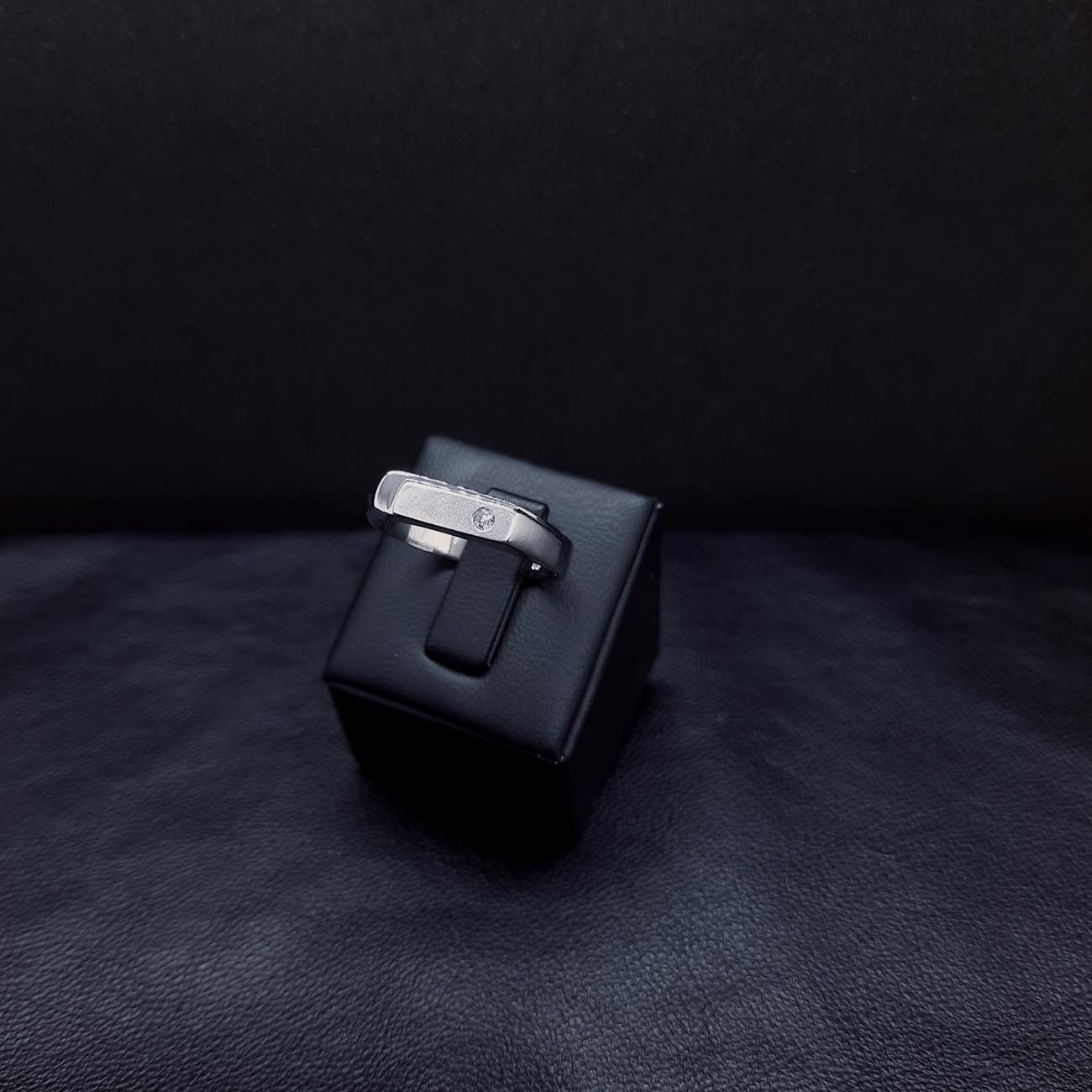 Δαχτυλίδι λευκόχρυσο Κ14