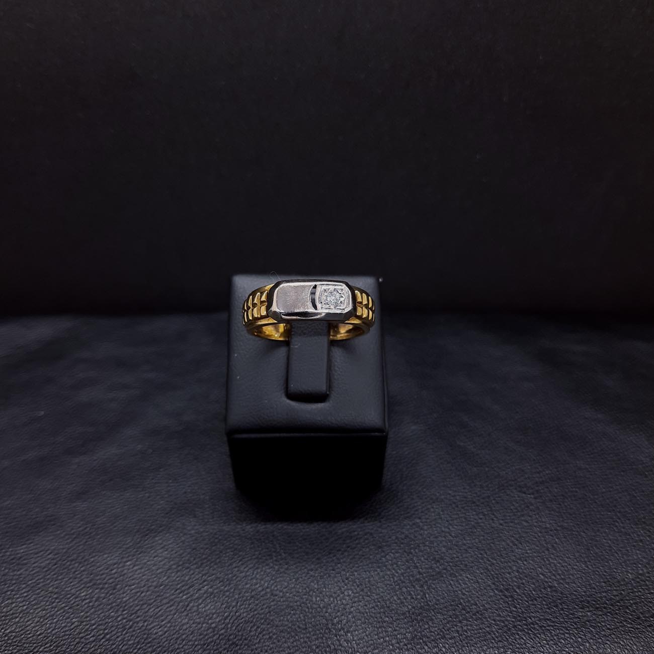 Χρυσό δαχτυλίδι αντρικό Κ14 