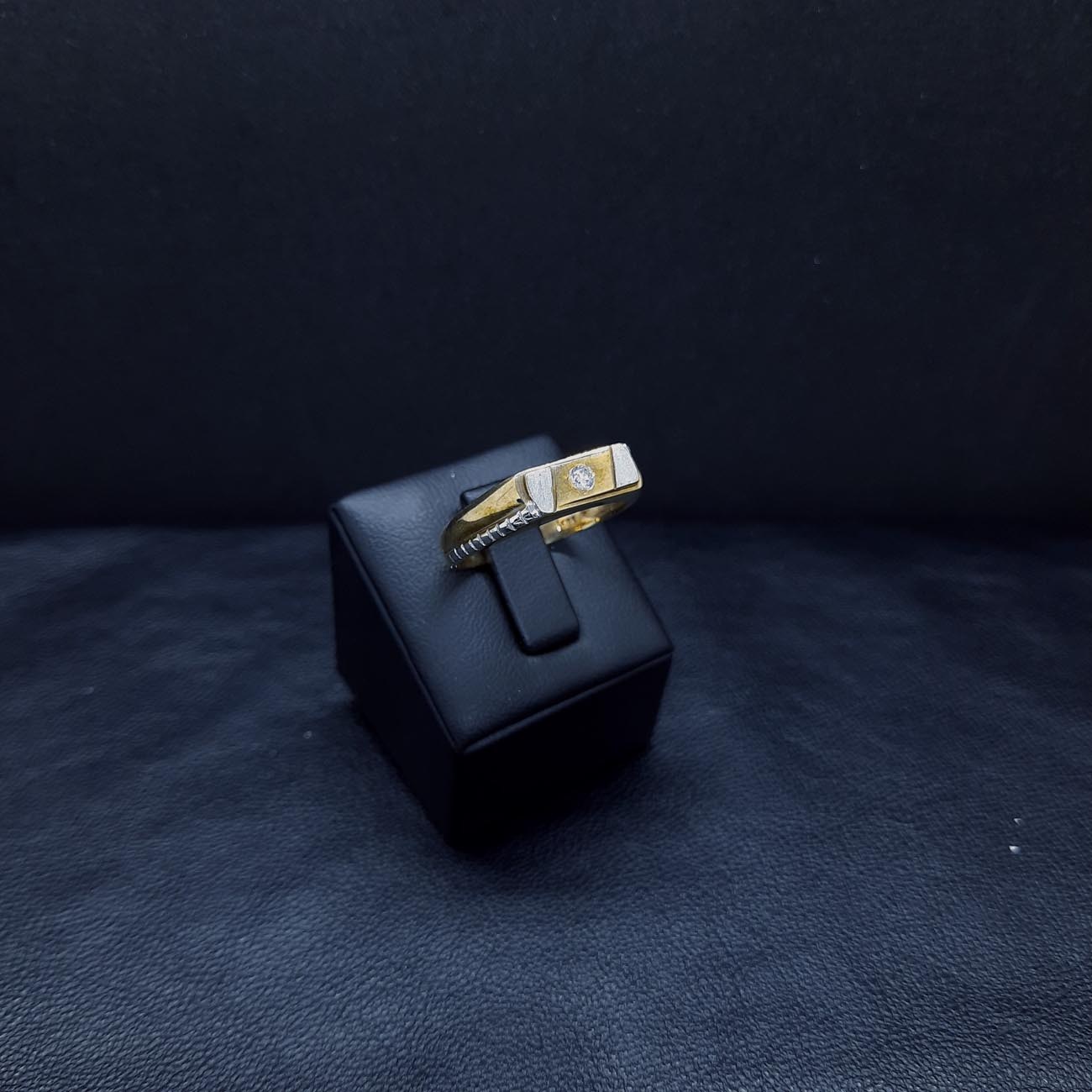 Χρυσό δαχτυλίδι αντρικό Κ14 