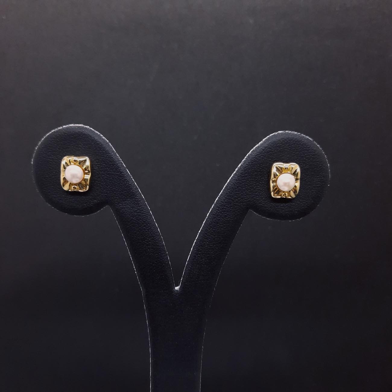 Σκουλαρίκια χρυσά Κ14 μαργαριτάρια