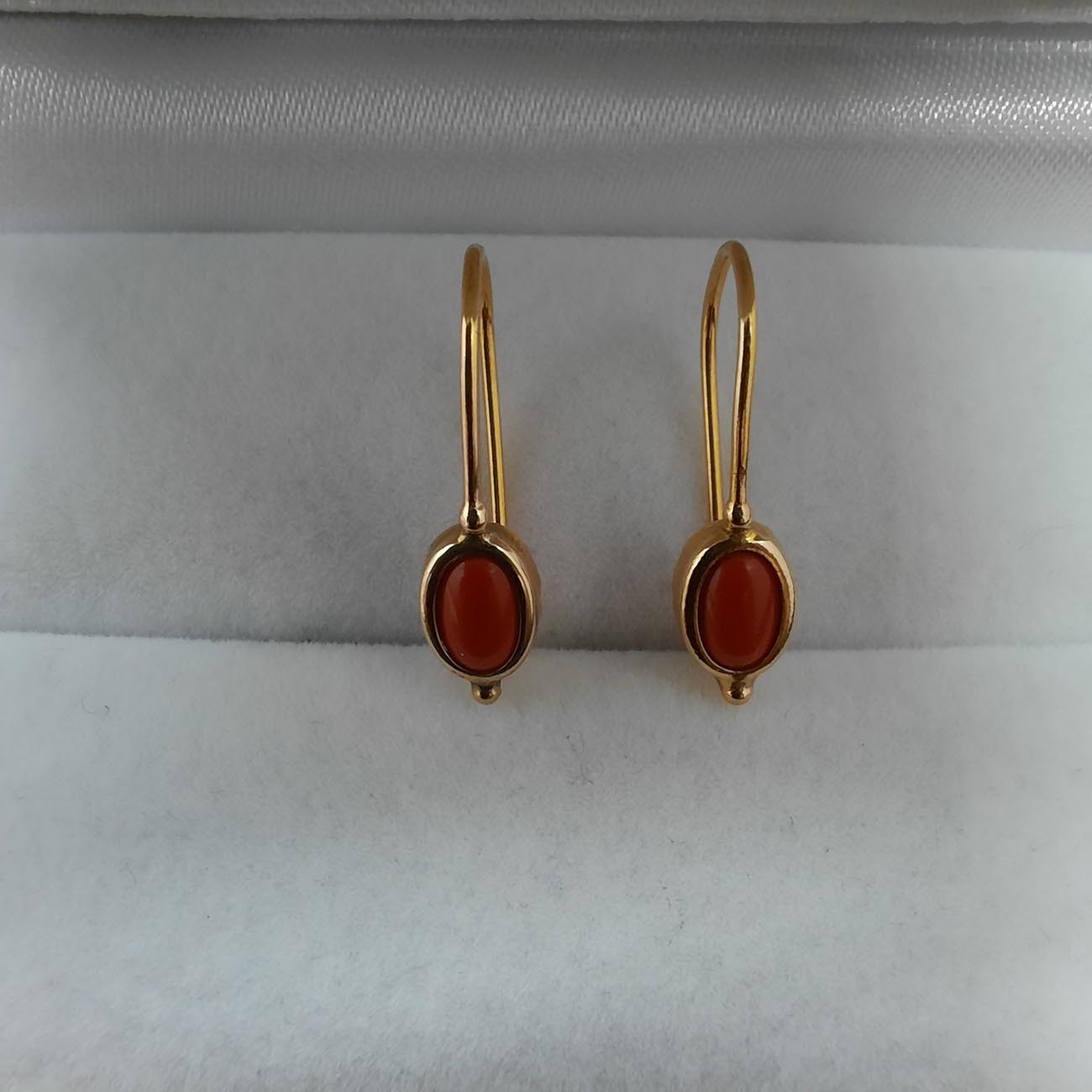 Χρυσά σκουλαρίκια κρεμαστά