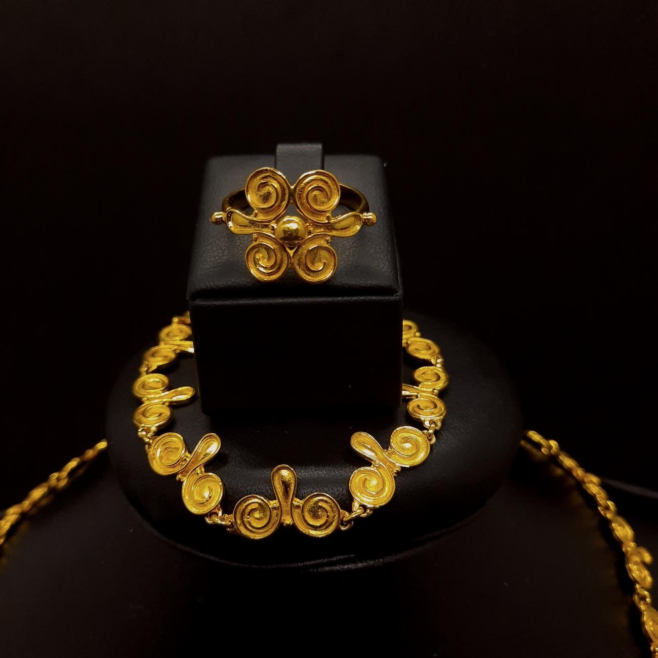 Σετ νύφης χρυσό αρχαιοελληνικό