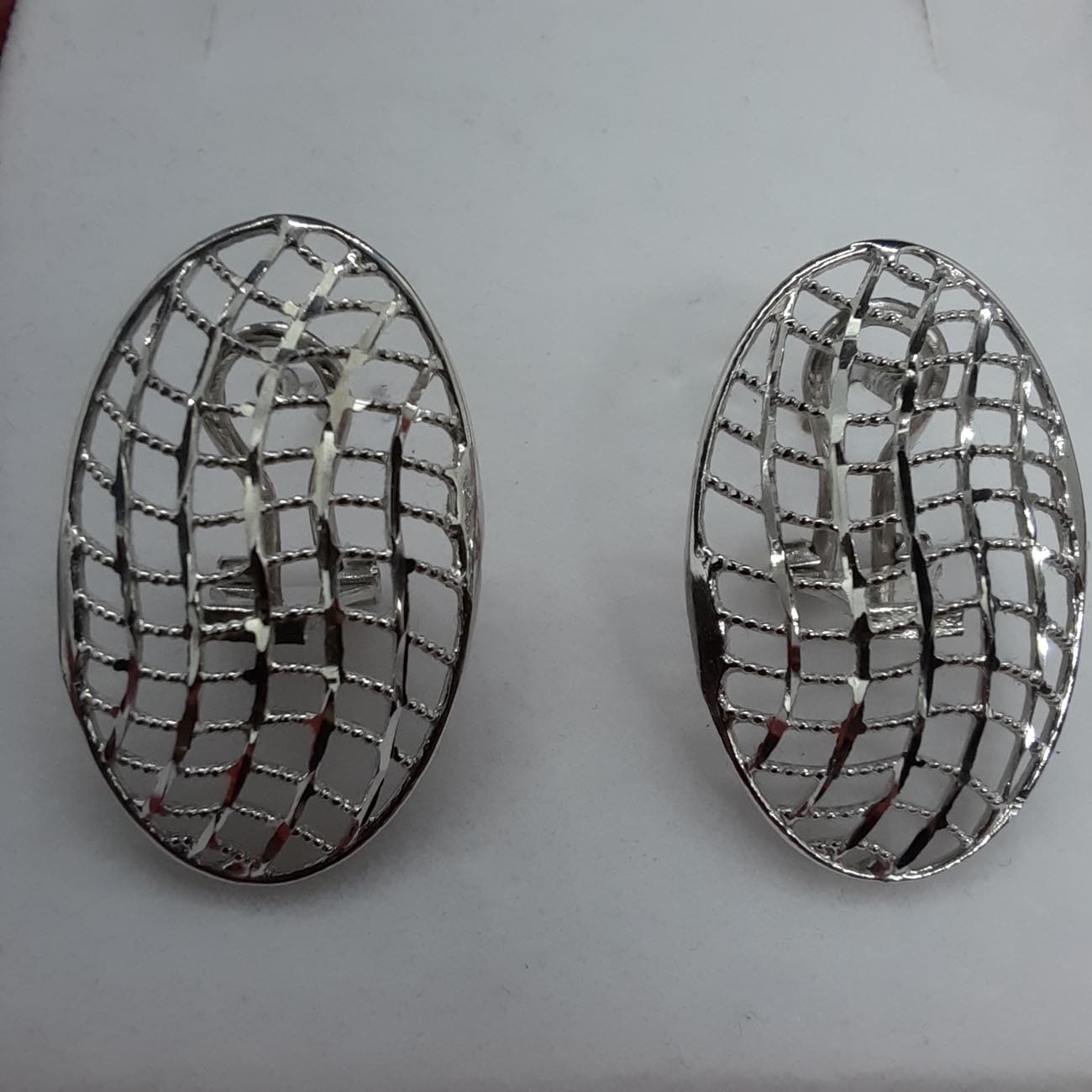 Σκουλαρίκια λευκόχρυσα ζιργκόν