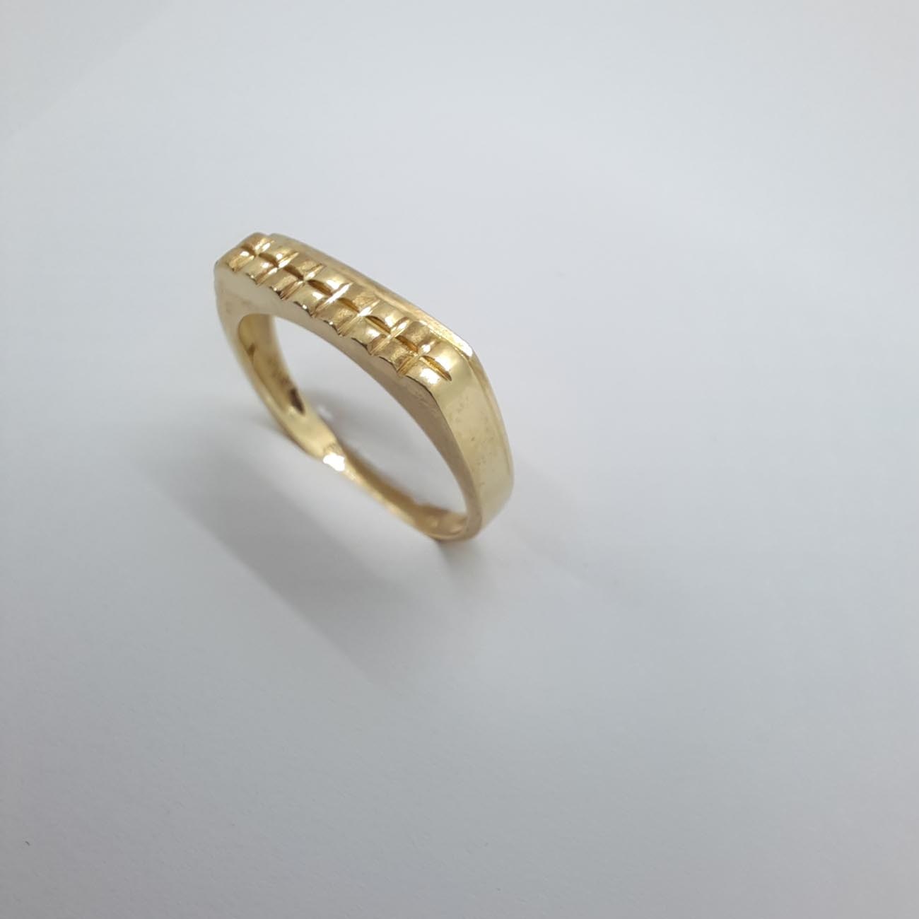 Χρυσό δαχτυλίδι αντρικό Κ14