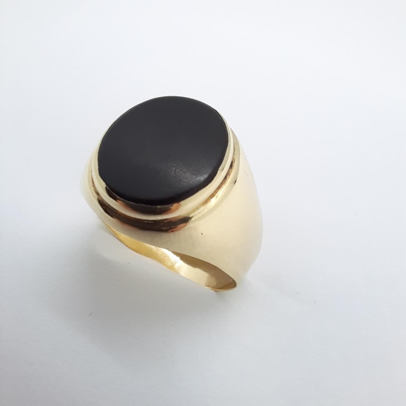 Χρυσό δαχτυλίδι αντρικό Κ14 