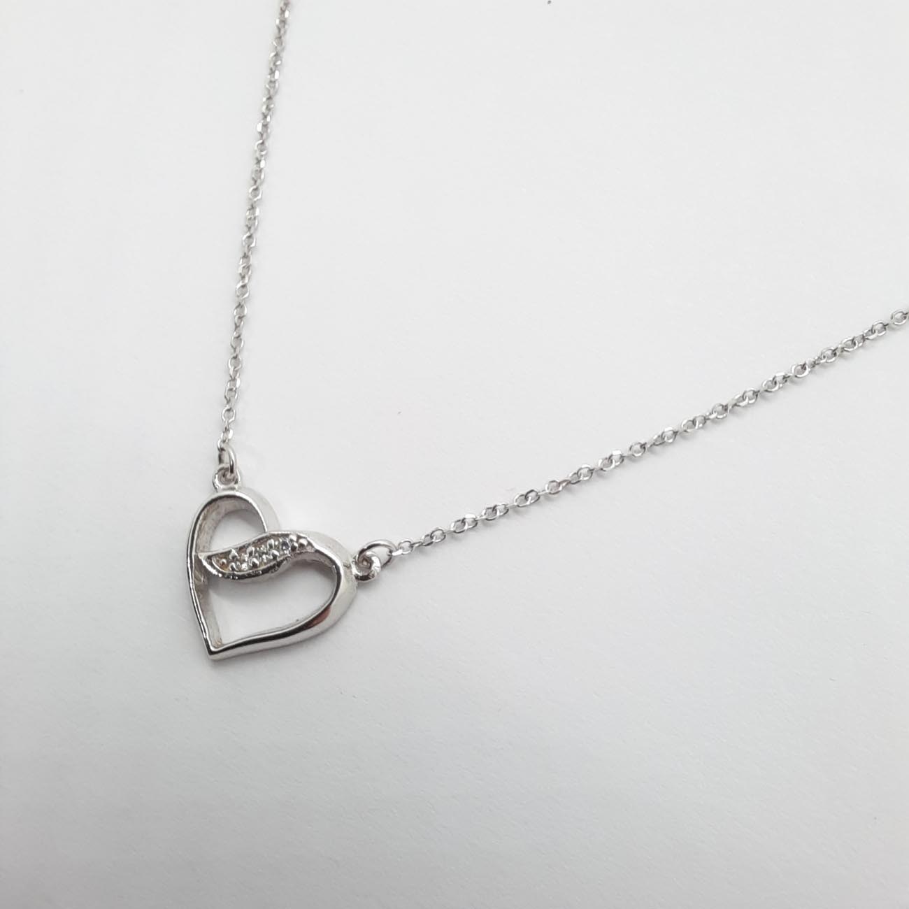 Καρδιά λευκόχρυση Κ9