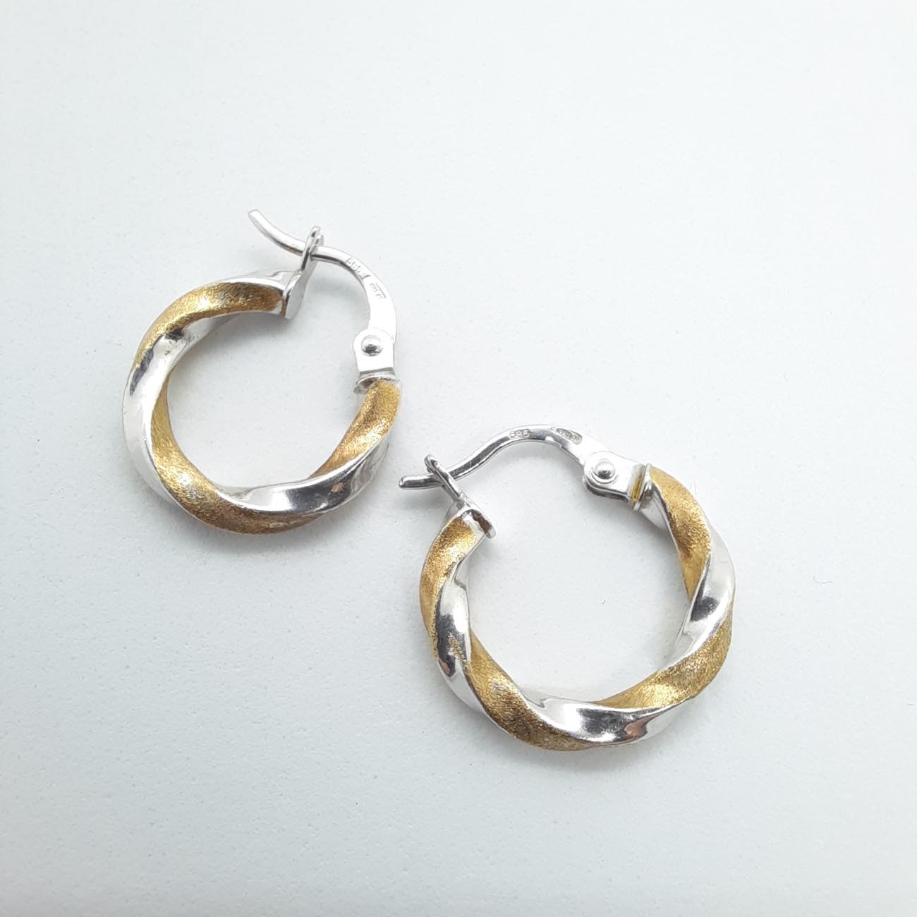 Κρικάκια "στριφτά" χρυσά 14 ΚΑΡΑΤΙΑ