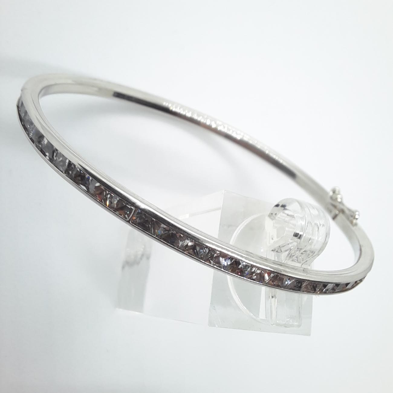 Λευκόχρυσο βραχιόλι Κ14 