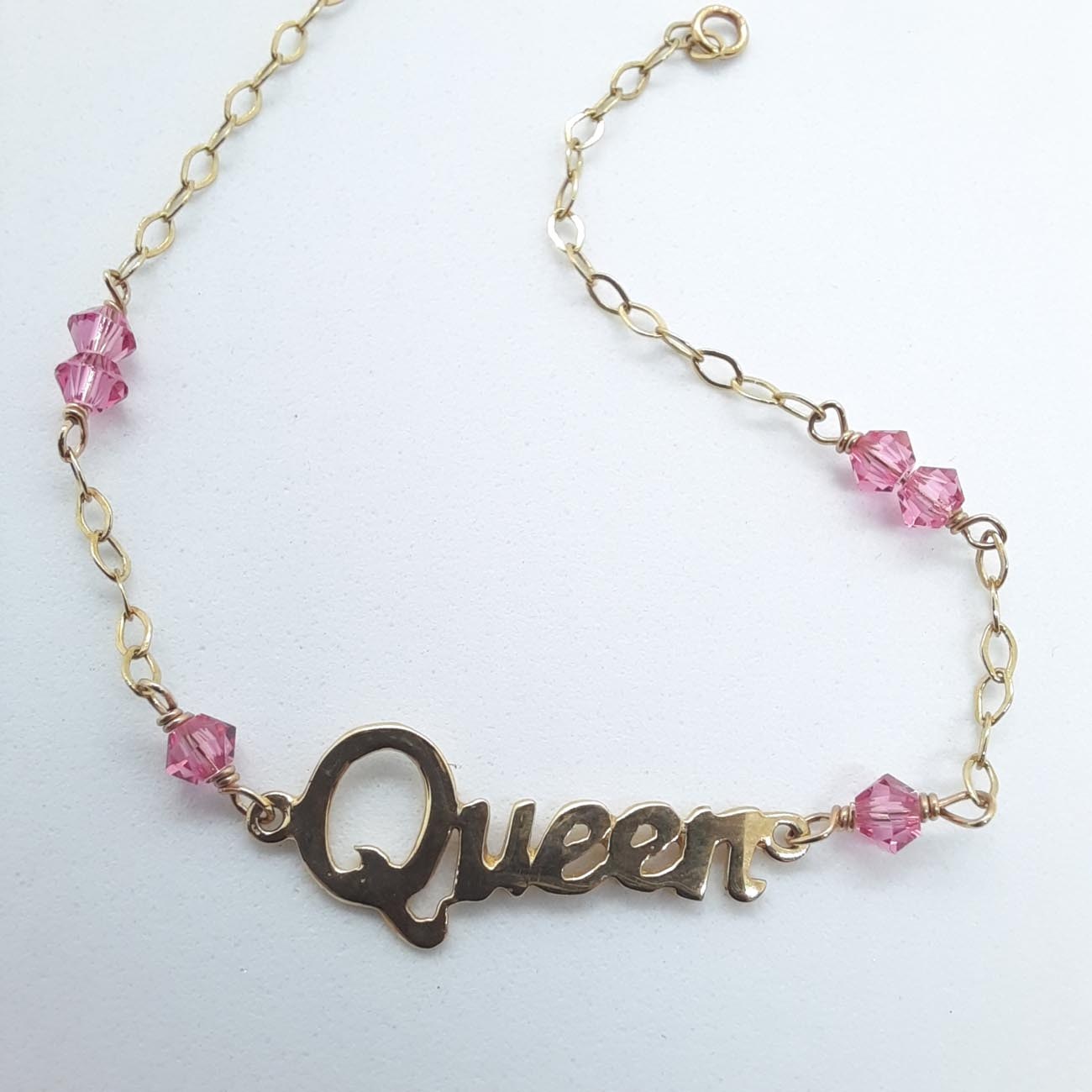 Χρυσό βραχιόλι Κ9 Queen