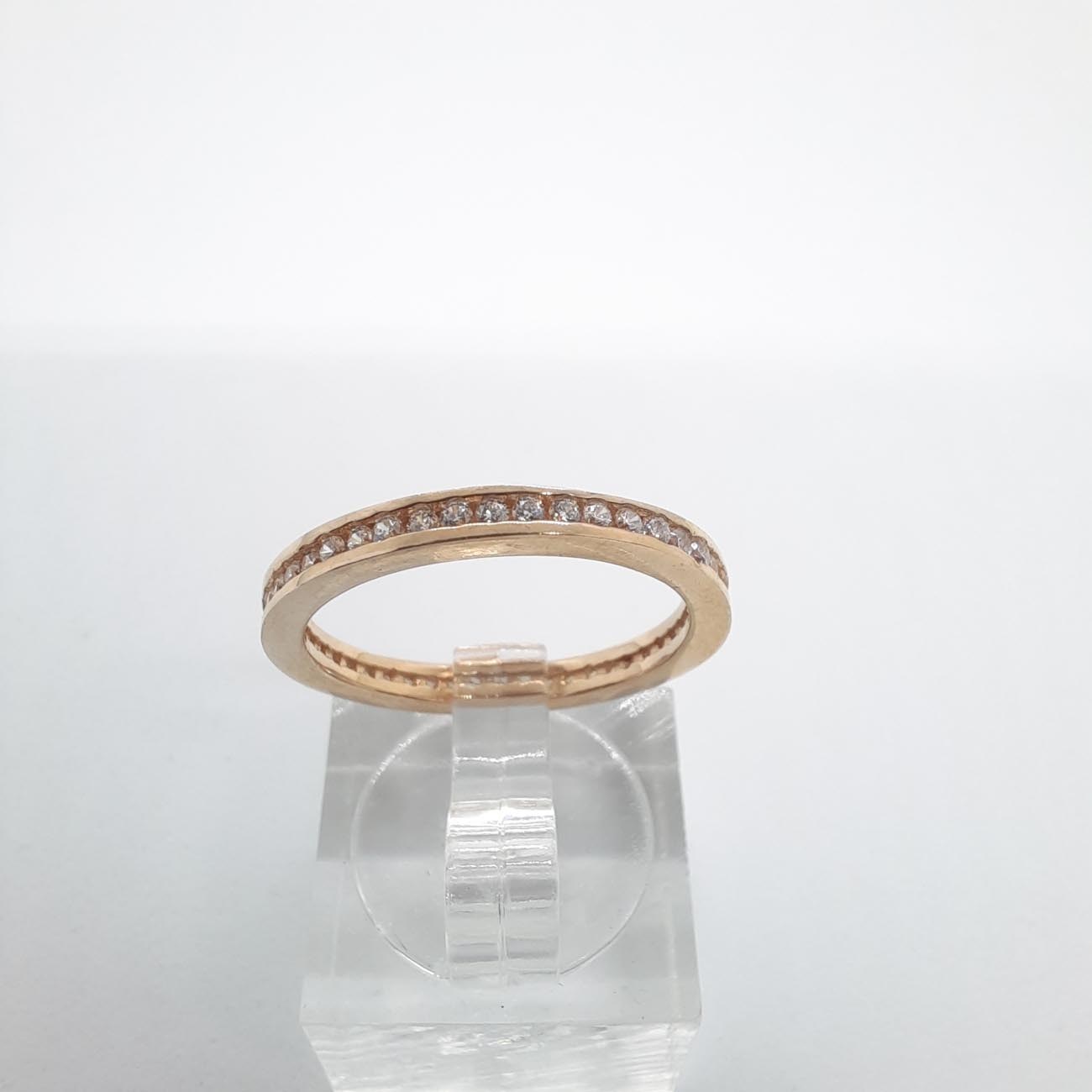 Ασημένιο επιχρυσωμένο δαχτυλίδι