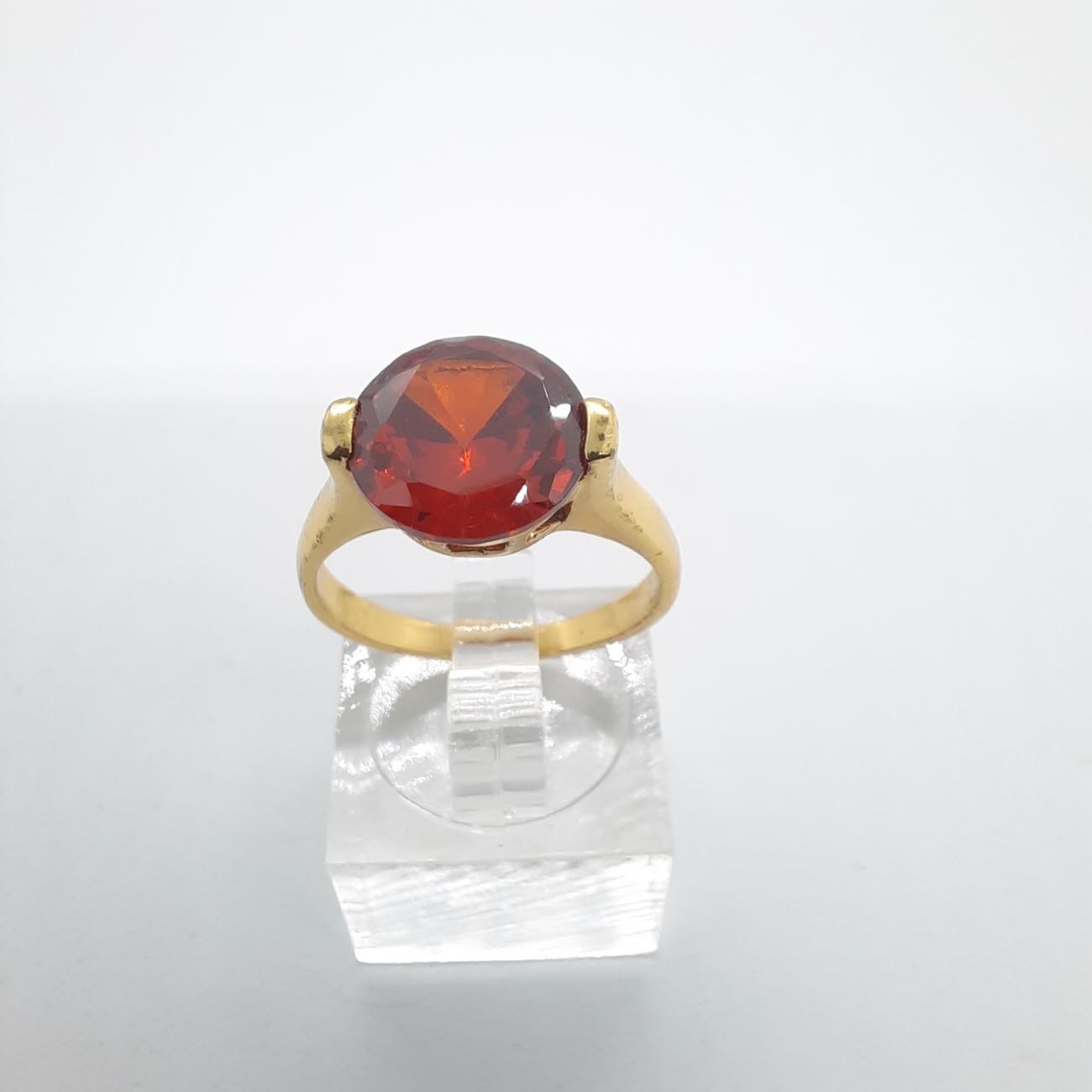 Ασημένιο επιχρυσωμένο δαχτυλίδι