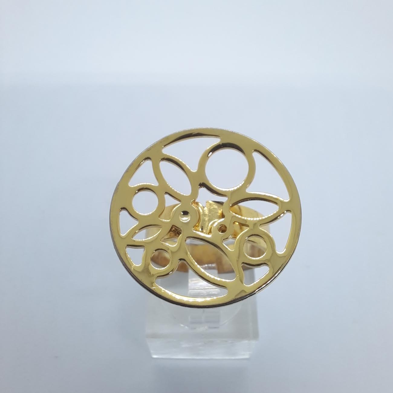 Ασημένιο επιχρυσωμένο δαχτυλίδι