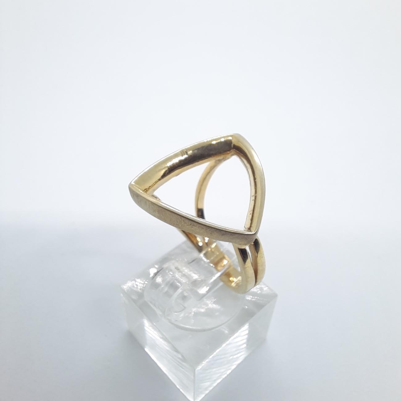 Ασημένιο επιχρυσωμένο δαχτυλίδι