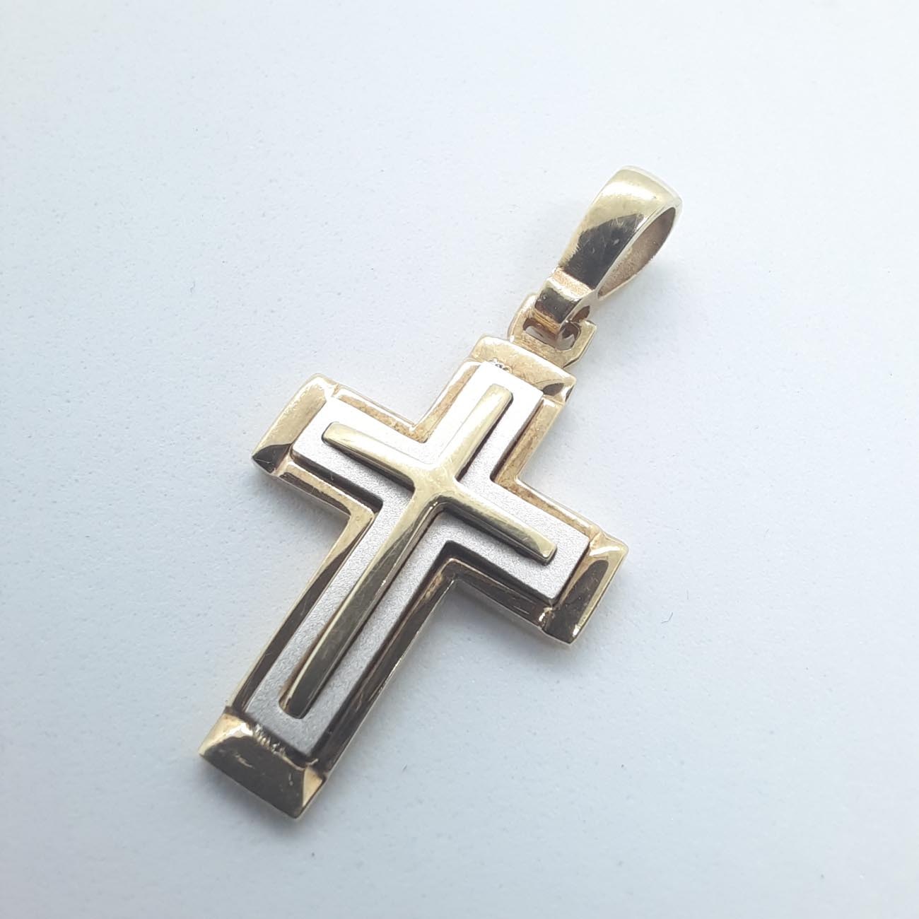 Χρυσός σταυρός Κ14
