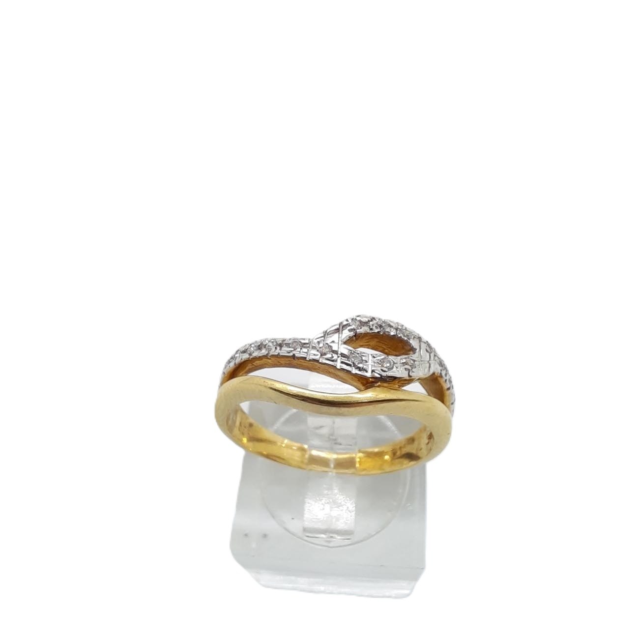 Χρυσό δαχτυλίδι Κ14 "φυλλαράκι"