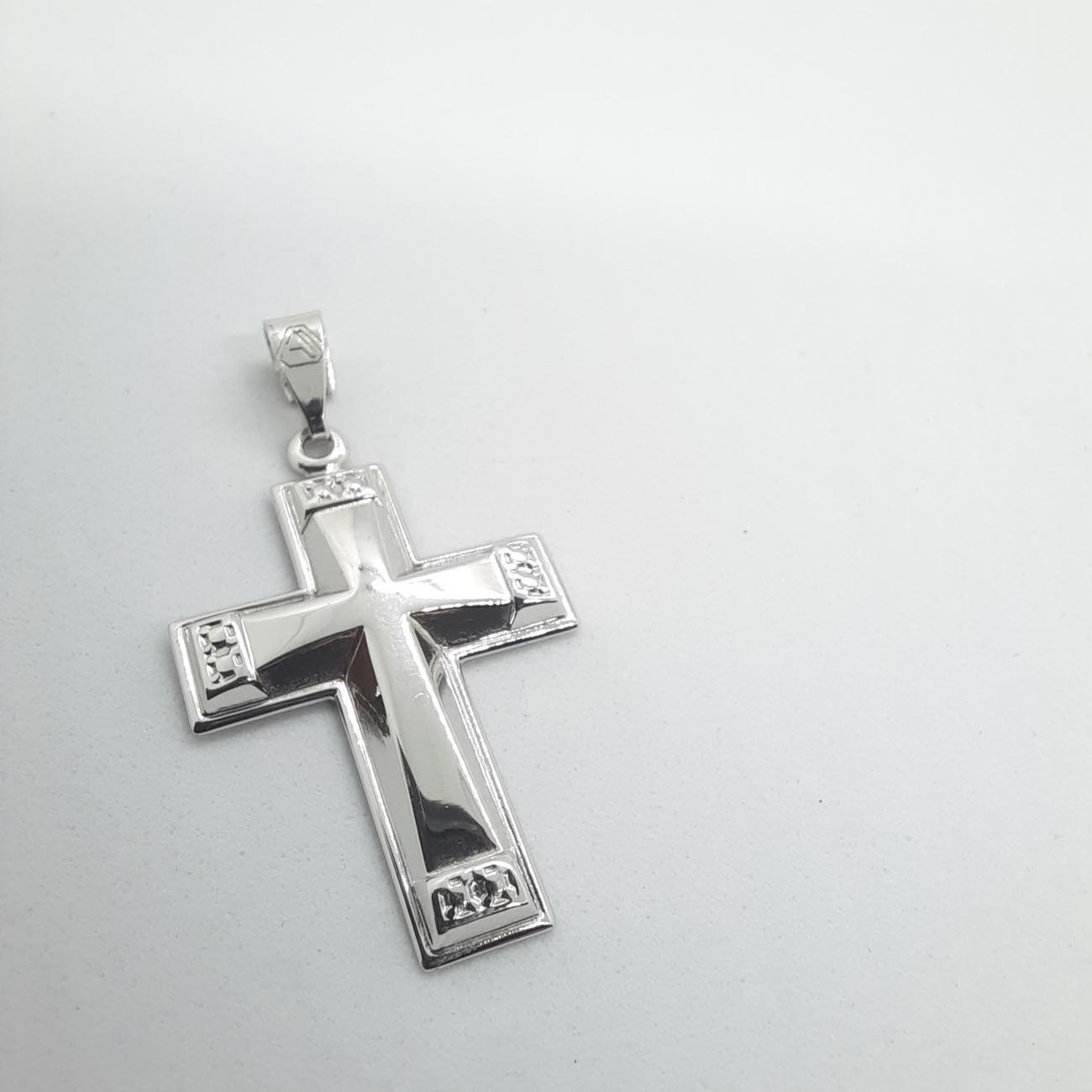 Σταυρός λευκόχρυσος K9