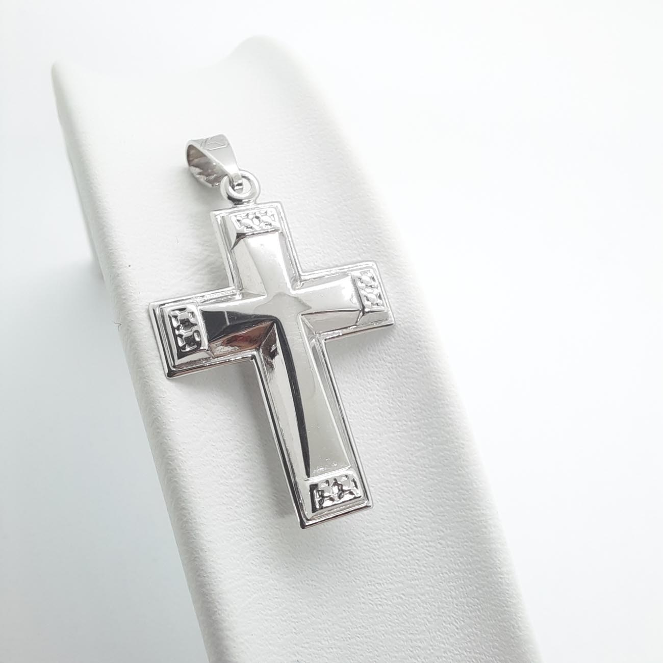 Σταυρός λευκόχρυσος K9