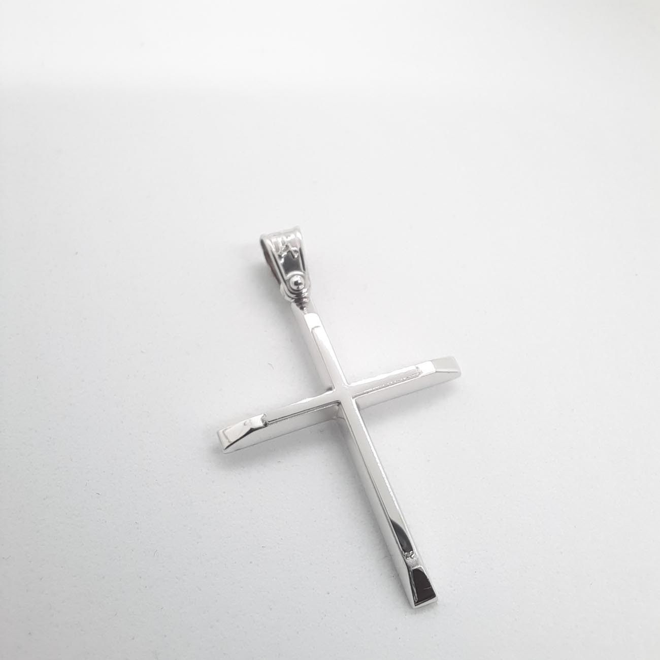 Σταυρός λευκόχρυσος αντρικός K9