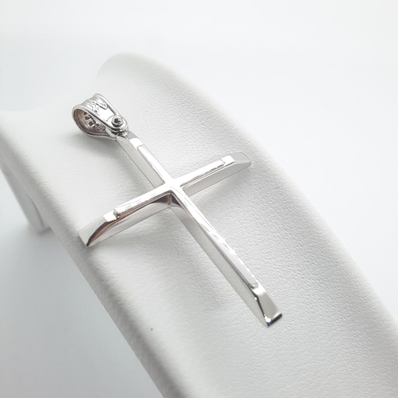 Σταυρός λευκόχρυσος αντρικός K9