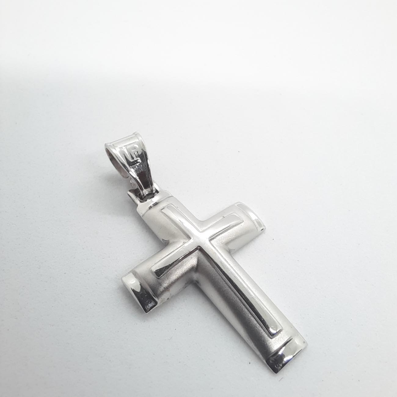 Σταυρός λευκόχρυσος K9