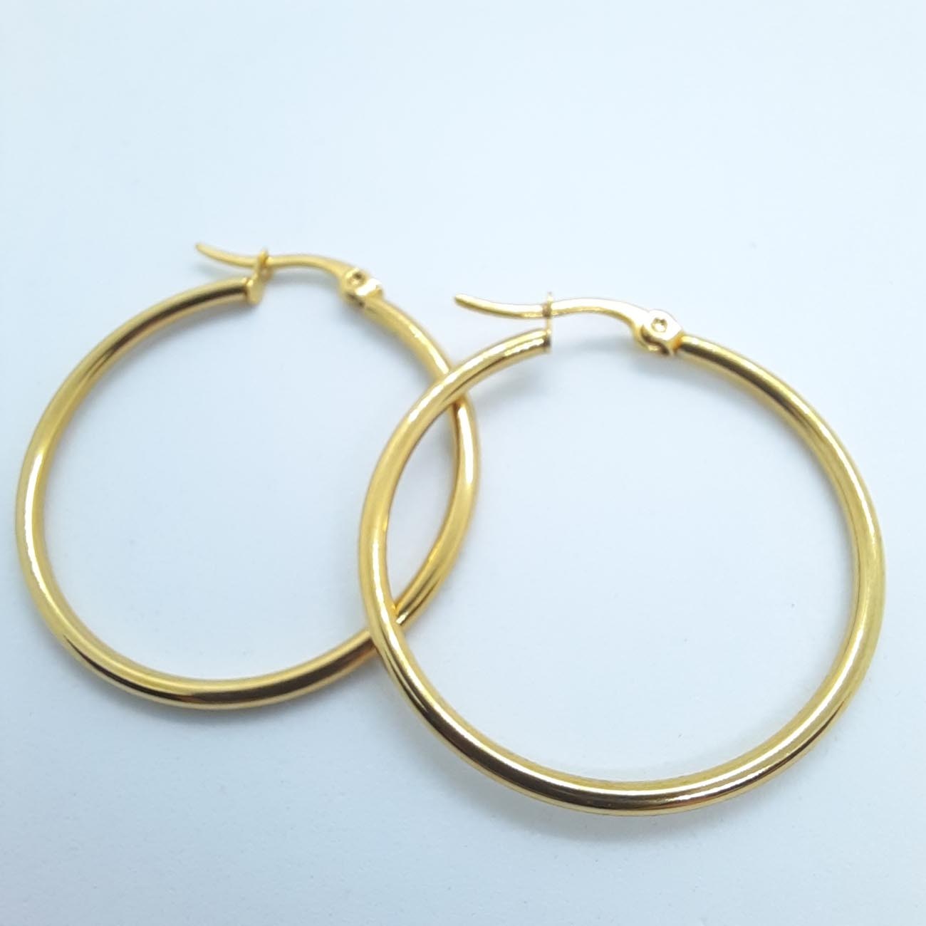 Ασημένιοι επιχρυσωμένοι κρίκοι 