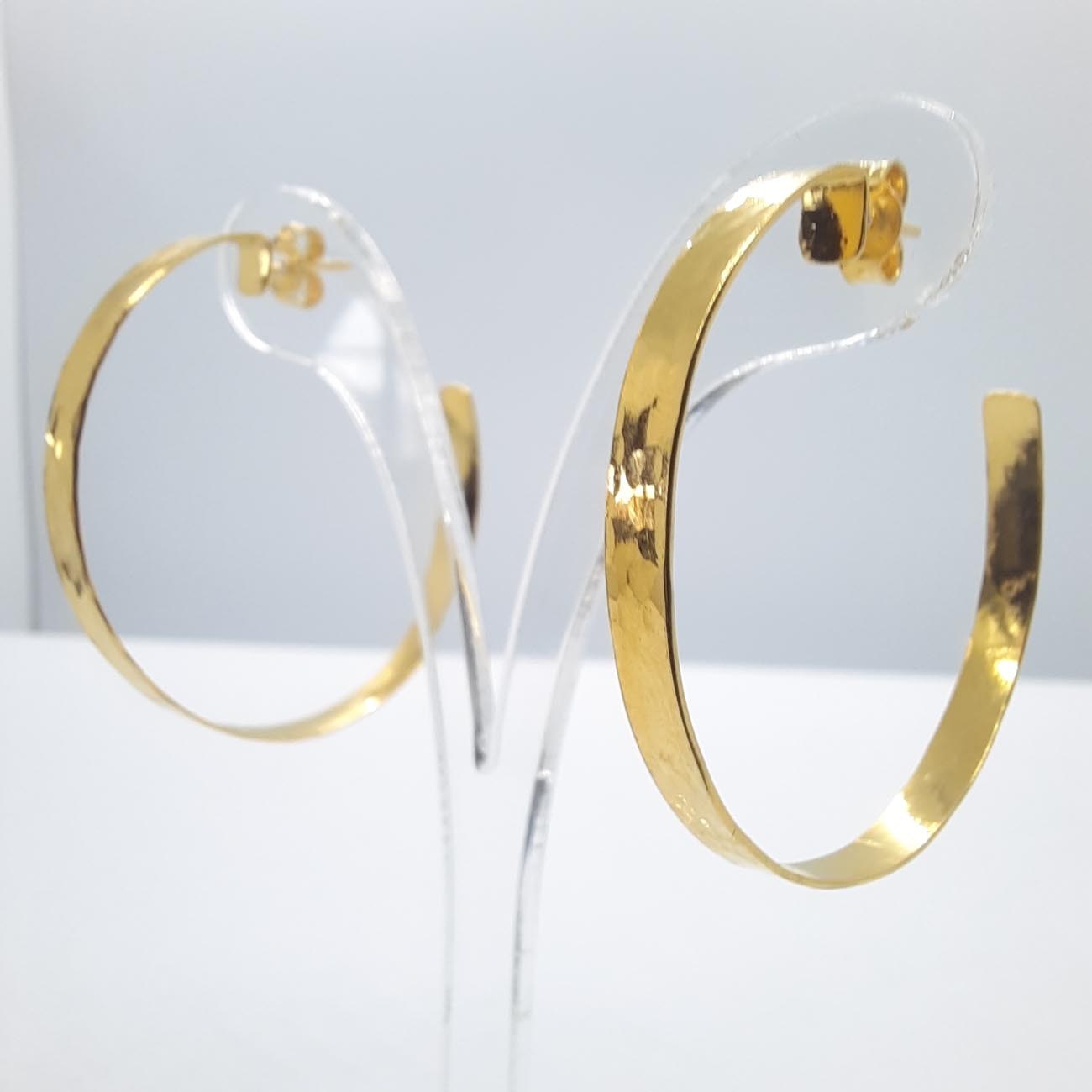 Ασημένιοι επιχρυσωμένοι κρίκοι 