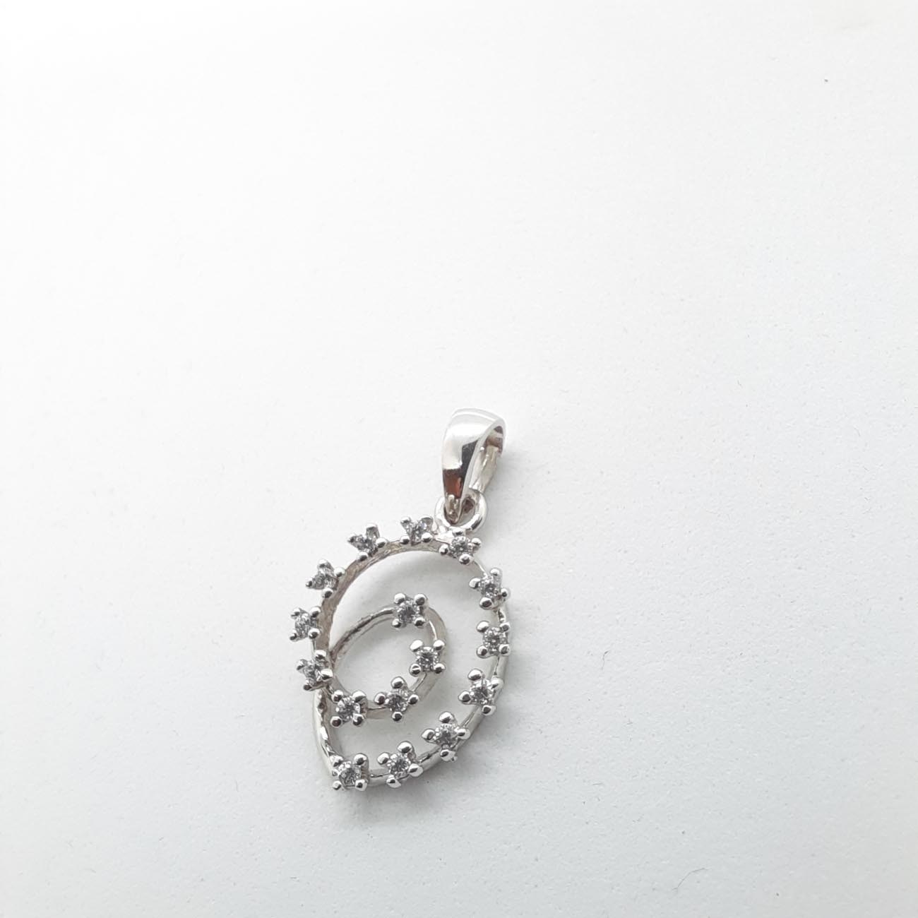 Λευκόχρυσο μενταγιόν Κ14