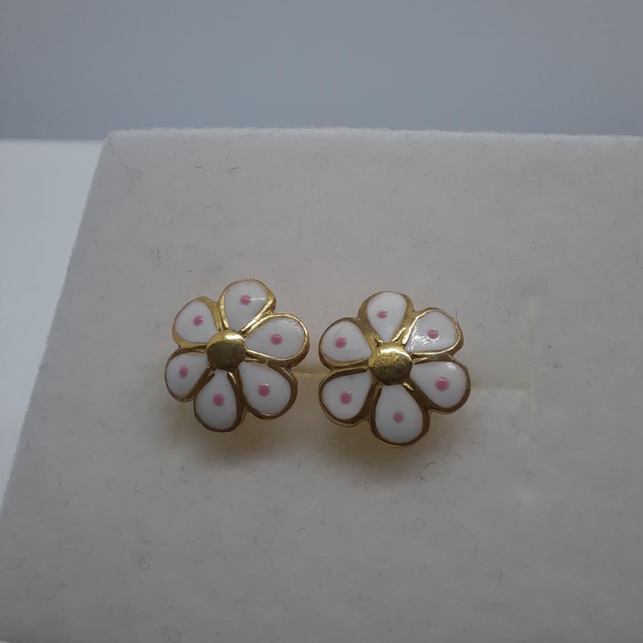 Ασημένια σκουλαρίκια επιχρυσωμένα