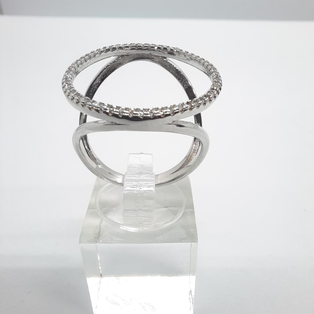 Ασημένιο δαχτυλίδι ζιργκόν