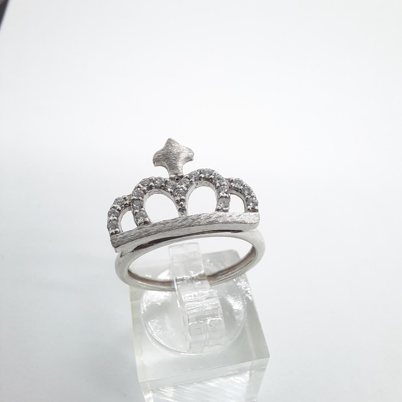 Δαχτυλίδι ΚΟΡΩΝΑ ασήμι 925