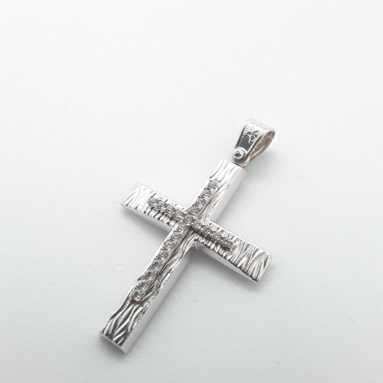 Λευκόχρυσος σταυρός Κ9 ζιργκόν