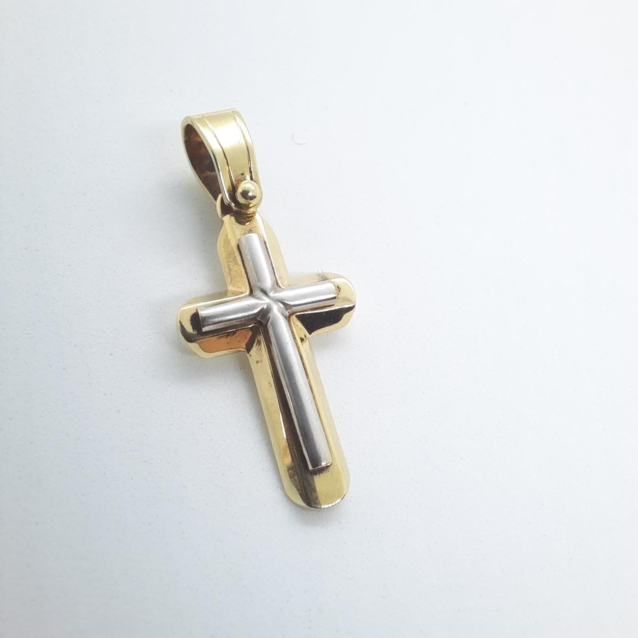 Χρυσός σταυρός Κ14