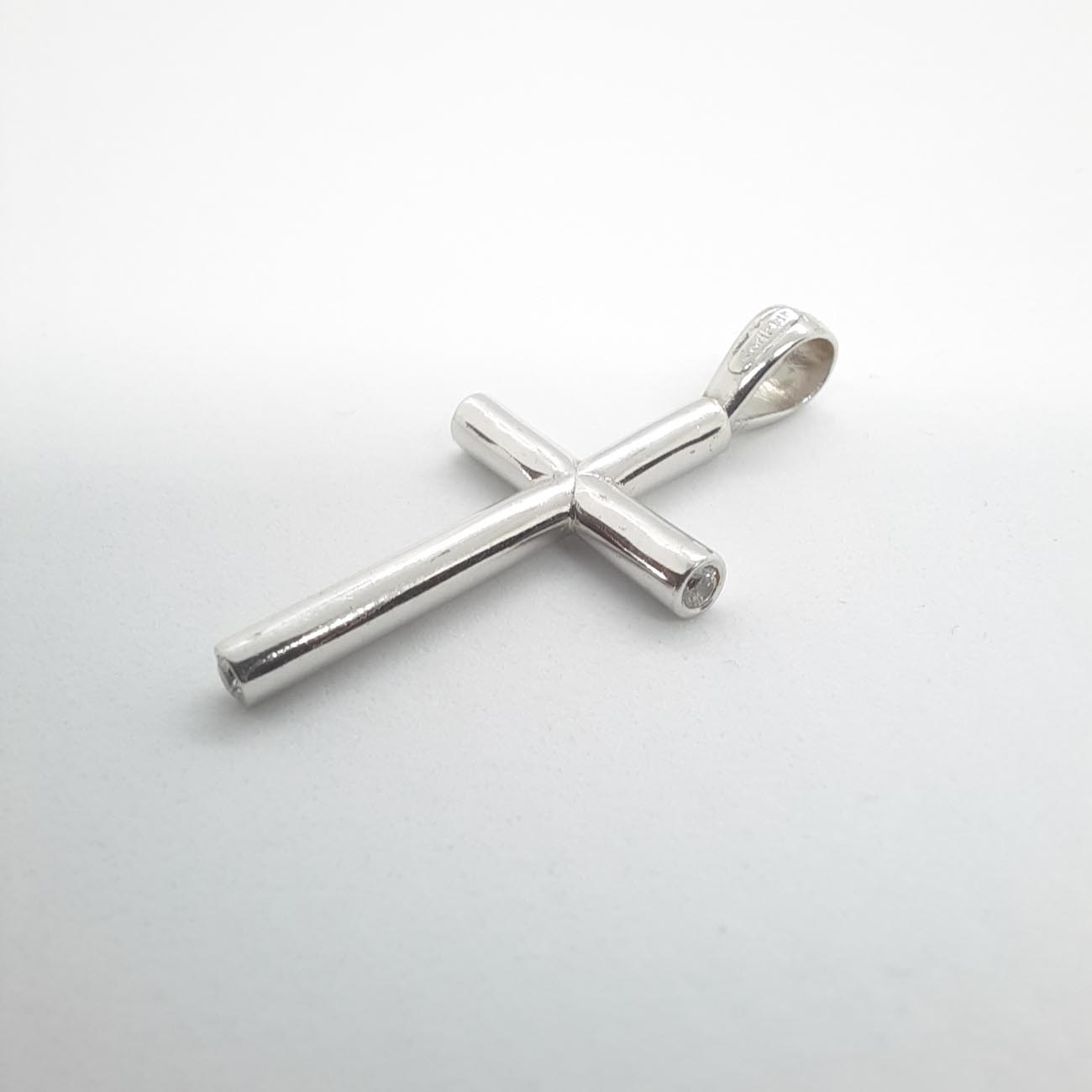 Λευκόχρυσος σταυρός Κ14