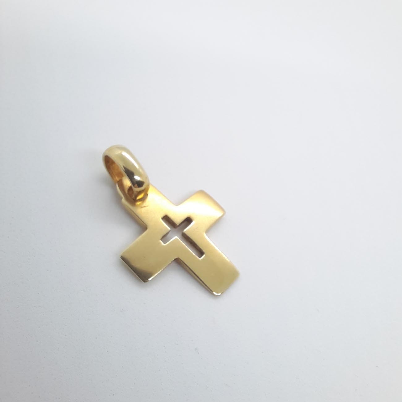 Χρυσός σταυρός Κ14